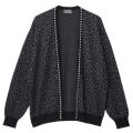 【 ９月入荷予定 】ＨＹＳＴＥＲＩＣ ＧＬＡＭＯＵＲ ヒステリックグラマー ２０２６年・秋冬新作  レオパード柄ジャガード スタッズ カーディガン ０２２６３ND０７