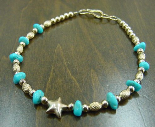 ＴＨＥ ＢＩＮＧＯ ＢＲＯＴＨＥＲＳ ザ・ビンゴブラザーズ スター＆ターコイズ ブレスレット