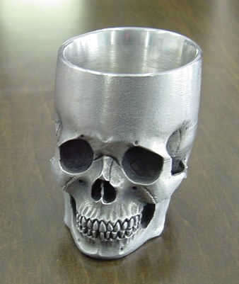 髑髏ぐい呑み　Skull-shot glasｓ－２  BURDEN OF PROOF ＢＯＦＰ－２１０