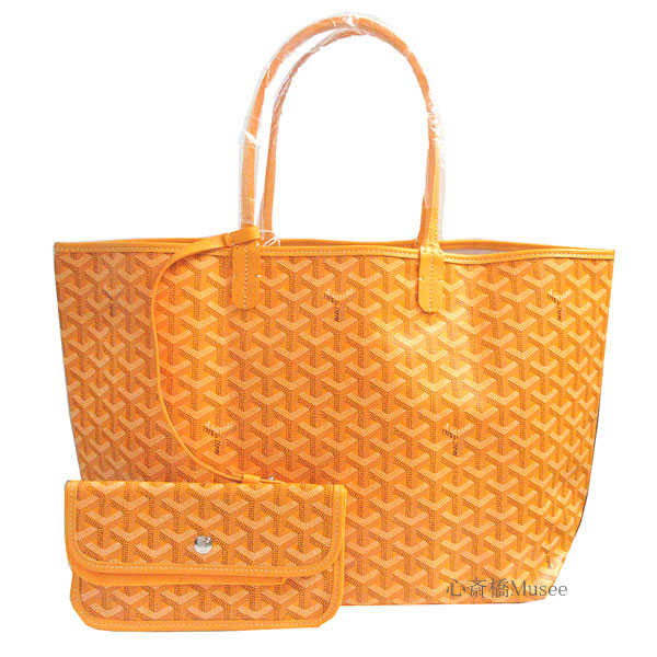 ≪Brand new≫ GOYARD ST LOUIS PM Yellow Tote bag Shopper Ribbon Wrapping Genuine ≪新品≫正規品 GOYARD ゴヤールサンルイ PM イエロー ショッパー リボン ラッピング