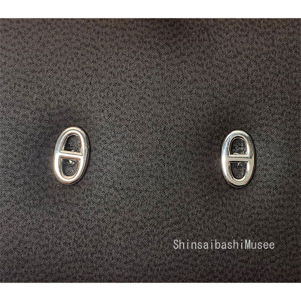 《 新品 》 エルメス シェーヌダンクル ファランドール ピアス TPM シルバー製 SV925 HERMES 箱 リボン ラッピング