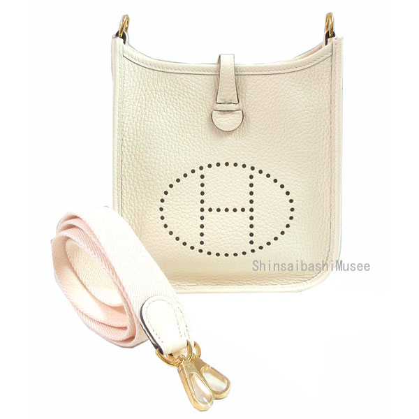 ≪新品≫ エルメス エヴリン 16 ミニ Mini TPM アマゾン ナタ ゴールド金具 トリヨンクレマンス B刻印 ショルダーバッグ エブリン ≪Brand new≫ Hermes Evelyn 16 Mini Mini TPM Amazon Nata Gold Hardware Taurillon Clemence B Stamp Shoulder Bag Evelyn