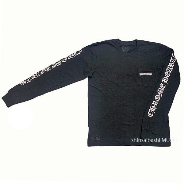 ≪新品≫ 正規品 クロムハーツ メンズ クロムハーツ ロングスリーブ Tシャツ ブラック 黒 Lサイズ ≪BrandNew≫ Chrome Hearts Men's Chrome Hearts Long Sleeve T-Shirt Black L Size Authentic 