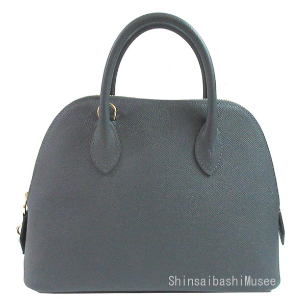 ≪新品≫ エルメス ボリード1923 25 エプソン アルドワーズ ダークグレー ゴールド金具 W刻印 ハンドバッグ ≪BrandNew≫Hermes Hermes Bolide 1923 25 Epson Ardoise Dark Grey Gold Hardware W Stamp Handbag