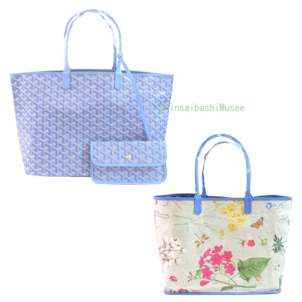 ≪ 新品 ≫ 正規品 ゴヤール 2025年 限定 サンルイ PM アイリス 花柄 フラワー トート バッグ ショッパー リボン ラッピング ≪Brand new≫ GOYARD 2025 Limited Saint Louis PM Iris Floral Tote Bag Wrapping Authentic