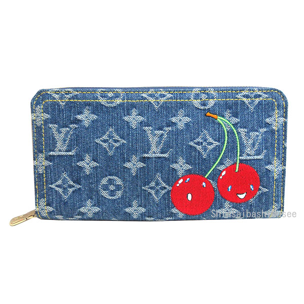 ≪ 新品 ≫ ルイヴィトン 村上隆 コラボ LV × TM ジッピー ウォレット モノグラムデニム M23161 長財布 ラッピング≪Brand new≫ LOUIS VUITTON TAKASHI MURAKAMI Collaboration LV × TM Zippy Wallet Monogram Denim M23161 Long Wallet Wrapping