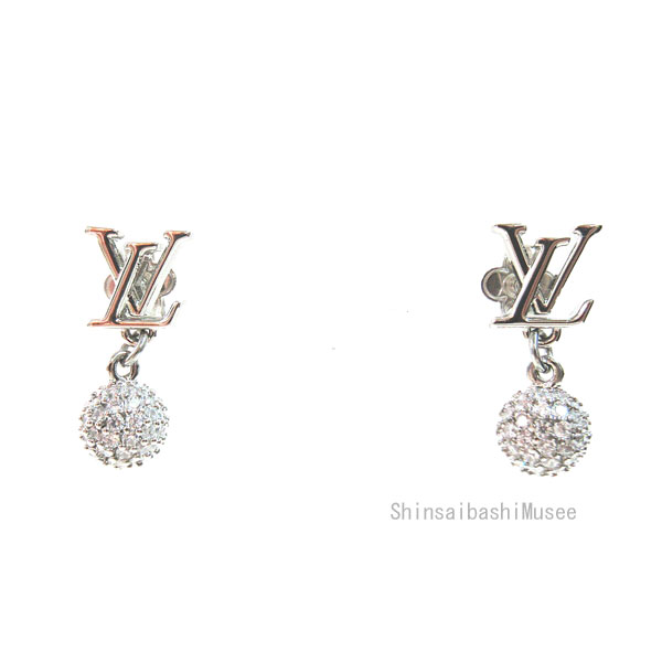 ≪新品≫ルイヴィトン ピアス LV アイコニック ルイザ ストラス M03242 シルバー 箱 リボン ラッピング ≪Brand new≫ LOUIS VUITTON LV Iconic Louisa Strass Earrings M03242 Silver Box with Ribbon and Gift Wrapping
