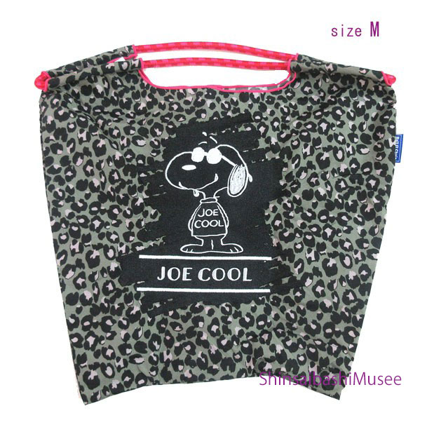 ≪ 新品 ≫ボールアンドチェーン 2025年 大阪 限定 スヌーピー トートバッグ レオパード グレー M エコ ピーナッツ