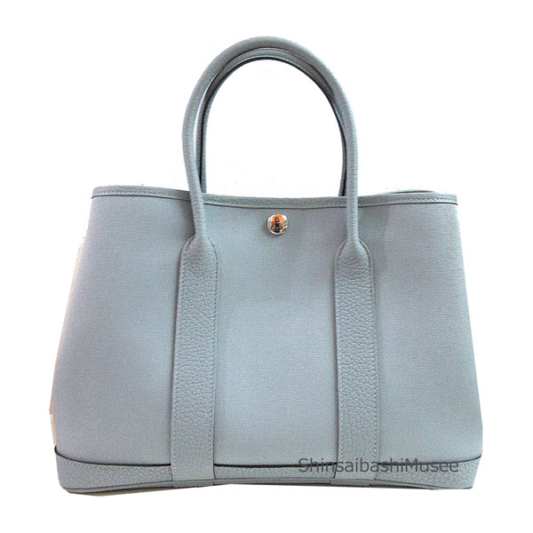  ≪新品≫エルメス ガーデンパーティー TPM 30 グリパンタン トワルオフィシェ ネゴンダ K刻印 ≪BrandNew≫Hermes Garden Party TPM 30 Garden Party TPM 30 Gris Pantin Toile Officier Negonda