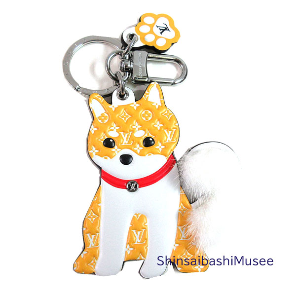 ≪新品≫ルイヴィトン ポルト クレ LV シバ M01199 キーホルダー チャーム 柴犬 箱 リボン ≪Brand new≫ LOUIS VUITTON Porte Cles LV Shiba M01199 Keychain Charm Dog Box Ribbon