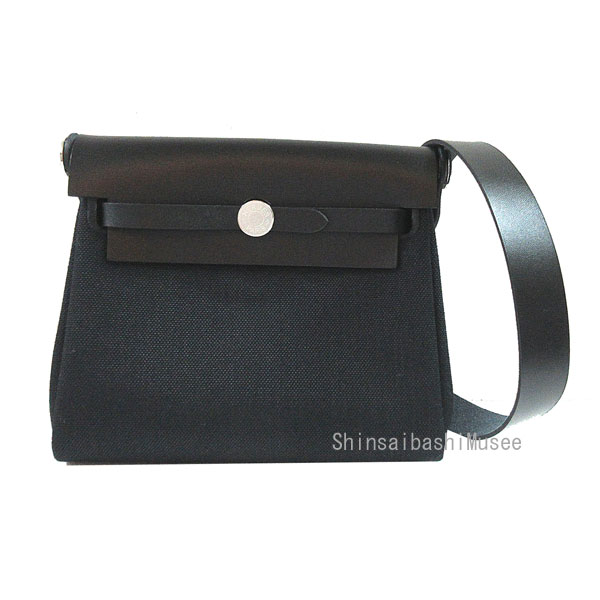≪ 新品 ≫エルメス エールバッグ ジップ 20 ミニ トワルアッシュ ブラック 黒 シルバー金具 K刻印 ショルダーバッグ ポシェット≪Brand new≫ Hermes Herbag Zip 20 Mini Toile H Black Silver Hardware K Shoulder Bag