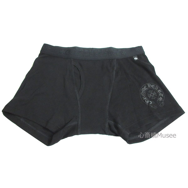 正規品 新品 CHROMEHEARTS クロムハーツ SHORT BOXER ショート ボクサー パンツ 黒 L BLACK ブラック 箱