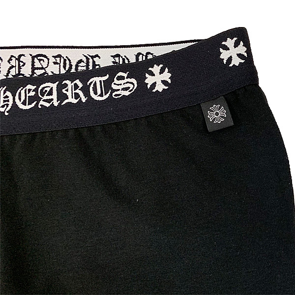 正規品 新品 CHROMEHEARTS クロムハーツ レギンス レディース 黒 L 