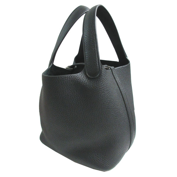 ≪新品≫ エルメス ピコタン PM カデナロック 黒 シルバー金具