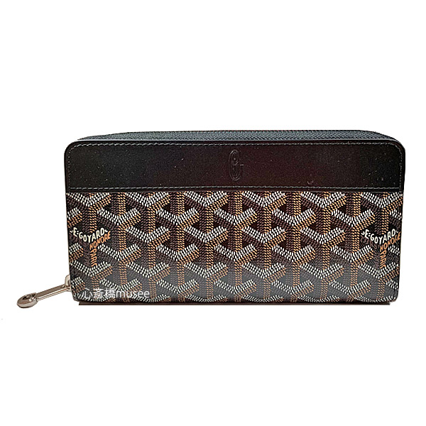 ≪新品≫ 正規品 GOYARD ゴヤール 財布 ラウンドファスナー ZIP マティニョンGM　ウォレット 長財布 ジップ GM 黒　ブラック 箱 リボン ラッピング