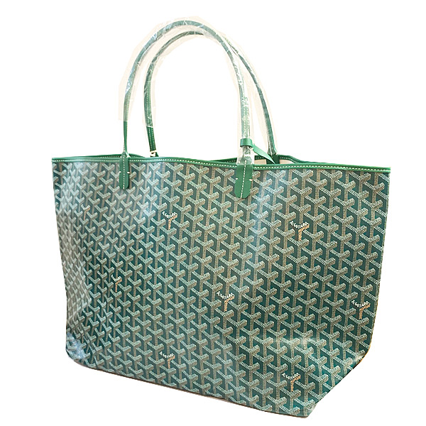 美品 GOYARD ゴヤール サンルイ ペルテュイ GM グリーン キャンバス ≪ 新品 ≫ 正規品 GOYARD ゴヤール サンルイ GM グリーン 緑色 トート