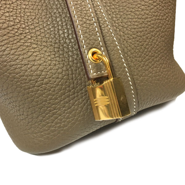 ≪ 新品 ≫ エルメス ピコタン ロック 18 PM エトープ ゴールド金具 