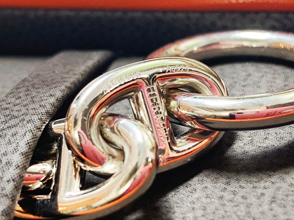 HERMES エルメス シェーヌダンクル ブレスレット MM Chaine dancre  