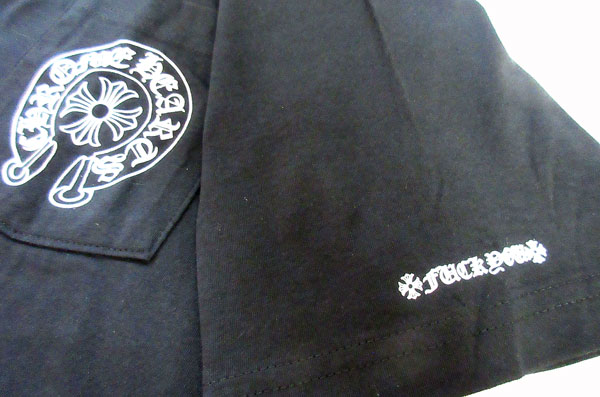 ≪新品≫正規品 クロムハーツ メンズ Tシャツ ブラック ホースシュー