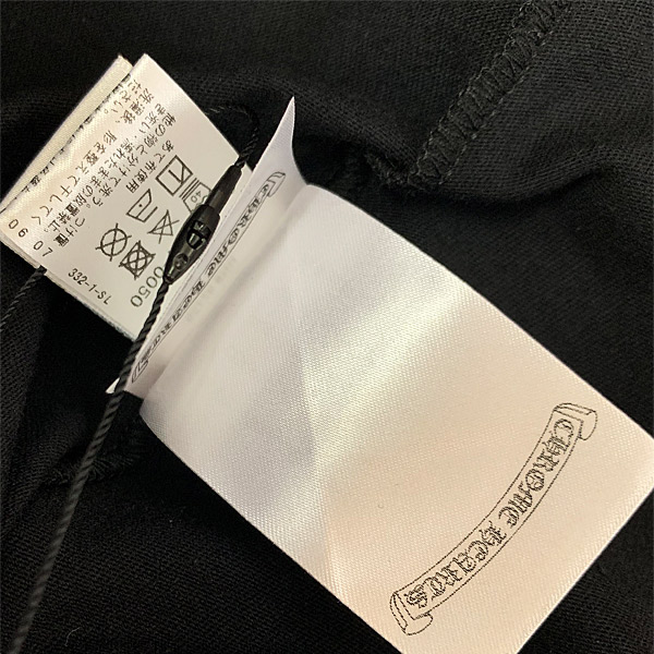 ≪新品≫正規品 クロムハーツ メンズ Tシャツ ブラック ホースシュー M