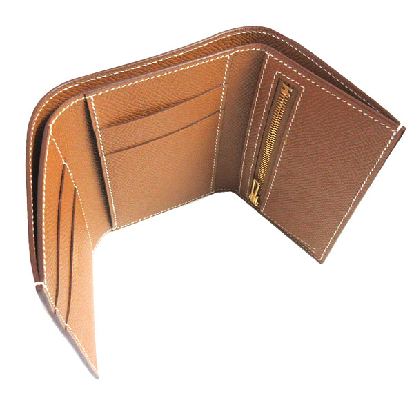 ≪ 新品 ≫ HERMES エルメス ベアン コンビネ 三つ折り ミニ財布  