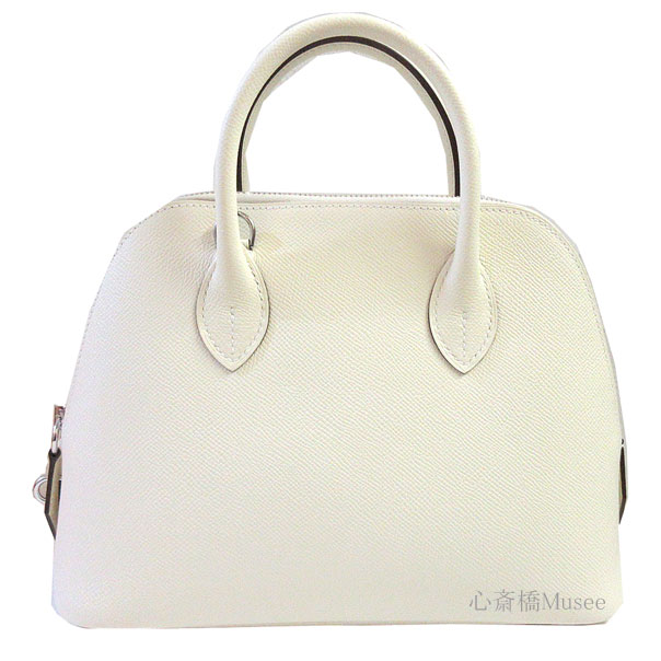 ≪新品≫ エルメス ボリード1923 25 ナタ シルバー金具 エプソン HERMES Bolide bag 1923 25 Nata Epson leather Silver hardware