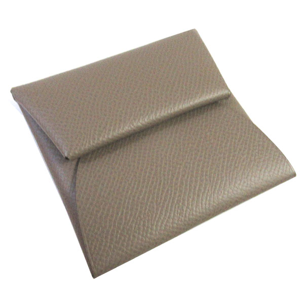 HERMES BASTIA♪大人気のエトープ　新品 ≪新品≫エルメス バスティア エトゥープ シルバー金具 エプソン