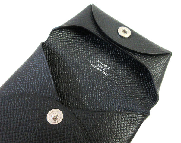 ≪新品≫エルメス バスティア ノワール 黒 シルバー金具 エプソン