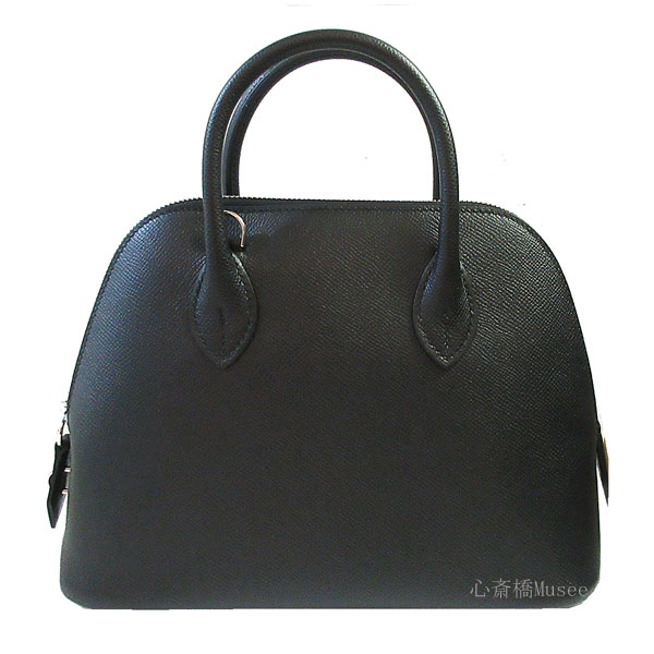 ≪新品≫ エルメス ボリード1923 25 エプソン 黒 ブラック シルバー金具 エプソン HERMES Bolide bag 1923 25 Black Epson leather Silver hardware