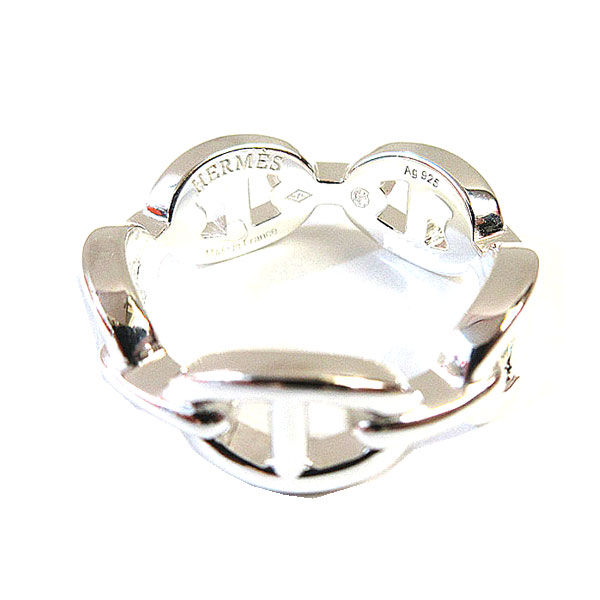 新品 》 エルメス シェーヌダンクル アンシェネ PM リング 59 (日本