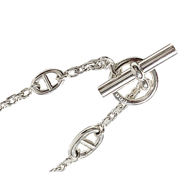 新品 》 エルメス ロングネックレス ファランドール 120 シルバー製 
