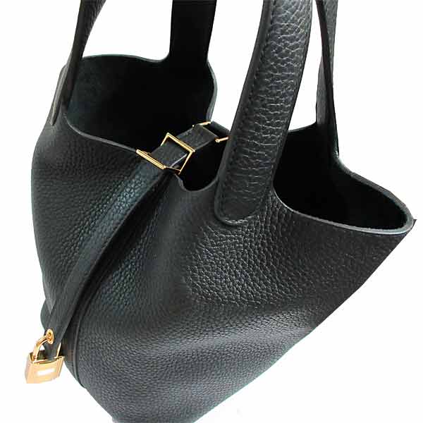 ≪新品≫ エルメス ピコタン PM カデナロック 黒 ゴールド金具