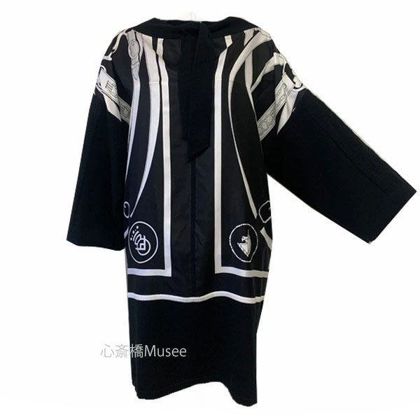 ≪ 新品 ≫ エルメス 2022年秋冬コレクション タイネック ドレス ワンピース 黒 34サイズ シルク ニット お買い得!! 箱・リボンでのラッピング