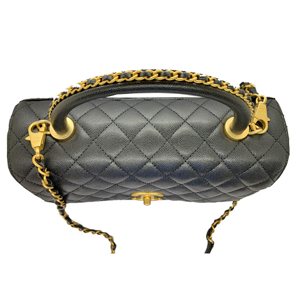 シャネル ココマーク トップハンドル ミニフラップ マトラッセ ハンドバッグ 楽天市場】シャネル CHANEL マトラッセ ココハンドル 24 トップ
