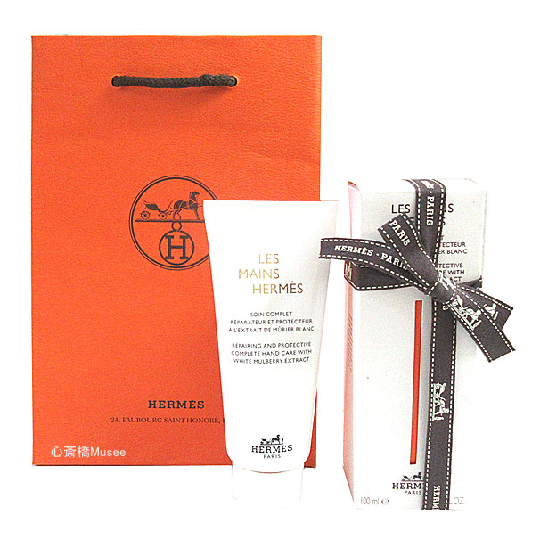 ≪ 新品 ≫ HERMES エルメス ハンドクリーム レマン ハンドケアクリーム 100ml ラッピング 箱 ショッパー付き プレゼントに