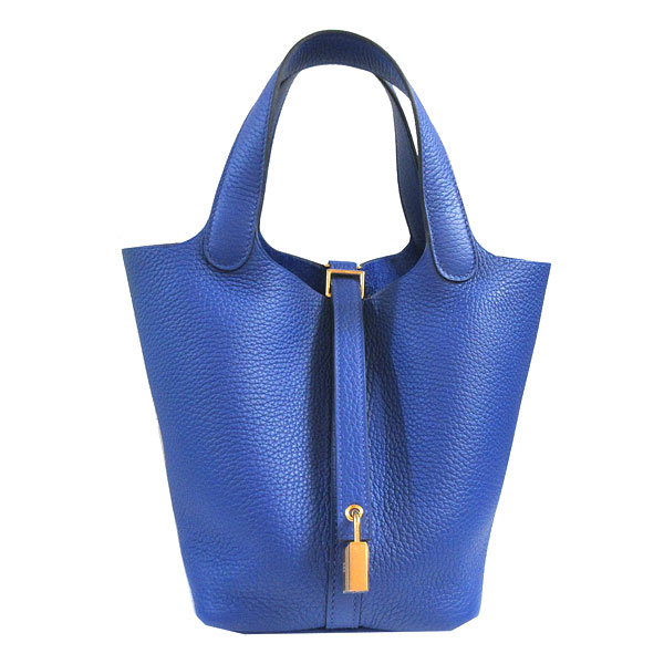 ≪ 新品 ≫ エルメス ピコタン ロック 18 PM ブルーロワイヤル 