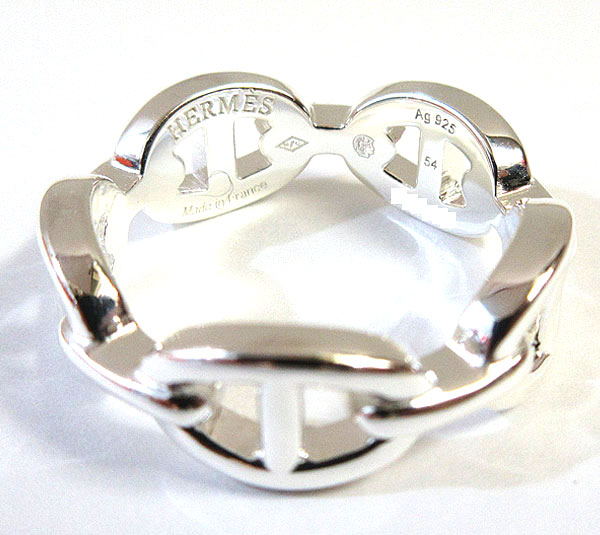 新品 》 エルメス シェーヌダンクル アンシェネ PM リング 54 (日本  