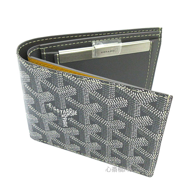 ≪新品≫正規品 GOYARD ゴヤール ウォレット 二つ折り 財布 サンフロランタン グリス グレー 箱 ≪Brand new≫ GOYARD Goyard SAINT FLORENTIN WALLET Compact Wallet Gris Grey Box Ribbon Wrapping Genuine 