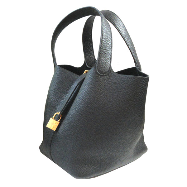 ≪新品≫HERMES エルメス ピコタン カデナロック 22 MM 黒 ブラック  