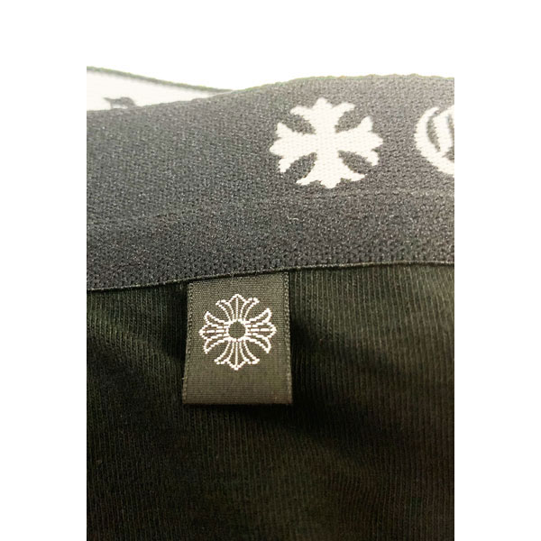 CHROME HEARTS クロムハーツ　ショート ボクサー 黒×白 Ｍ CHROME HEARTS 《新品》CHROMEHEARTS クロムハーツ ショート ボクサー