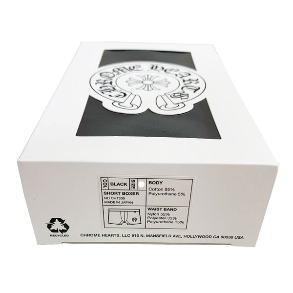 ≪Brand new≫ CHROME HEARTS Short Boxer Underwear Black Msize