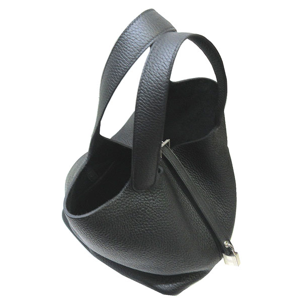 ≪新品≫HERMES エルメス ピコタン カデナロック 22 MM 黒