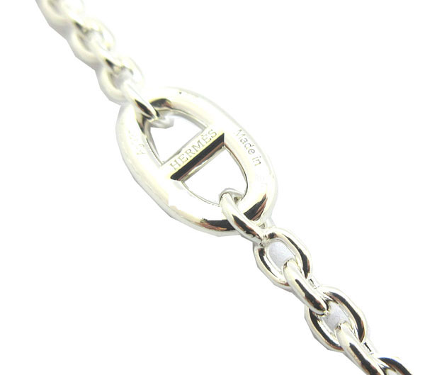 新品 》 エルメス ロングネックレス ファランドール 80 シルバー製