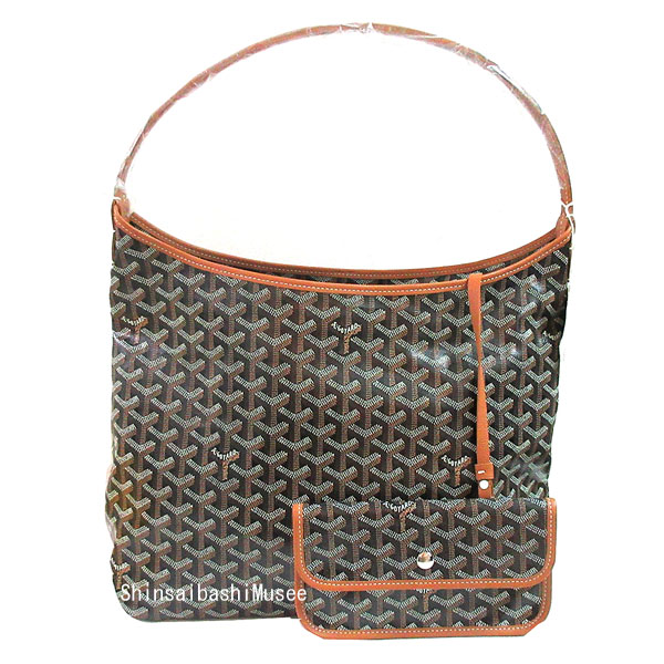 ≪ 新品 ≫ 正規品 GOYARD ゴヤール ボエム　ホーボー　バッグ　PM ナチュラル 黒　ブラック ショルダーバッグ ショッパー リボン ラッピング≪ BrandNew ≫GOYARD Boheme Hobo Bag PM Natural Black Black Shoulder Bag Shopper Ribbon Wrapping
