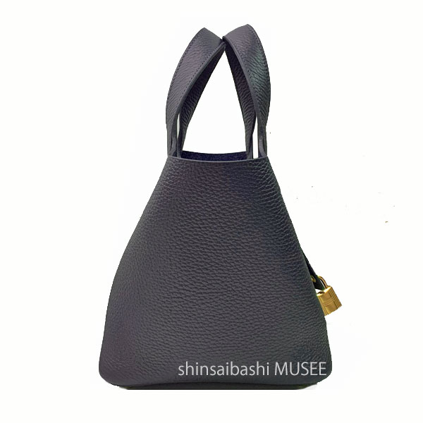 ≪ 新品 ≫ エルメス ピコタン ロック 18 PM キャバン ゴールド金具 濃紺 トリヨンクレマンス ≪Brand new≫ Hermes Picotin Lock 18 PM Bag Caban Gold hardware Dark blue Taurillon Clemence Box Ribbon Wrapping