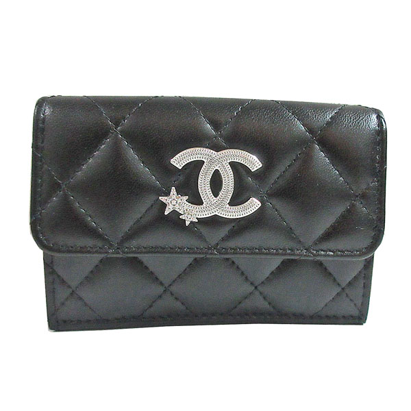 レアカラー⭐︎CHANELクラシック スモールフラップウォレットラベンダー2022 ≪新品≫シャネル CHANEL スモール フラップ ウォレット 財布 ブラック