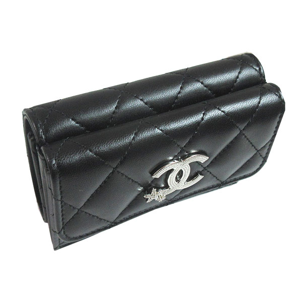 ≪新品≫シャネル CHANEL スモール フラップ ウォレット 財布 ブラック