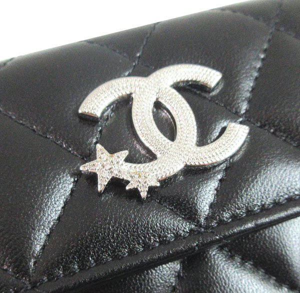 ≪新品≫シャネル CHANEL スモール フラップ ウォレット 財布 ブラック