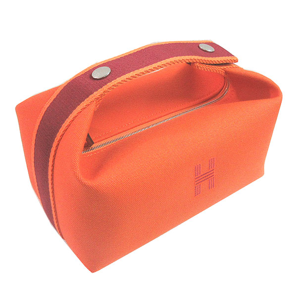 HERMES ブリットアブラックオレンジ色ＰＭ 楽天市場】エルメス HERMES ブリッド ア ブラック PM ヴァニティポーチ