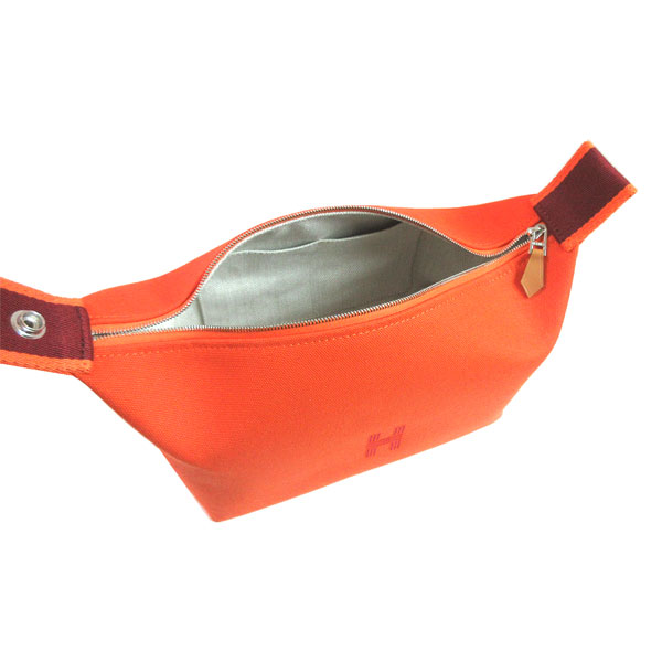 ≪新品≫ エルメス ブリッドアブラック PM オレンジ フー シルバー金具